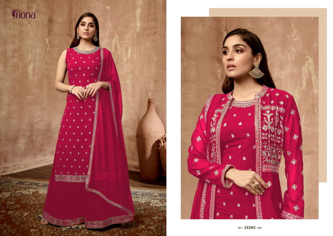 Fiona Zardoshi Georgette Wholesale Wedding Salwar Suit Catalog